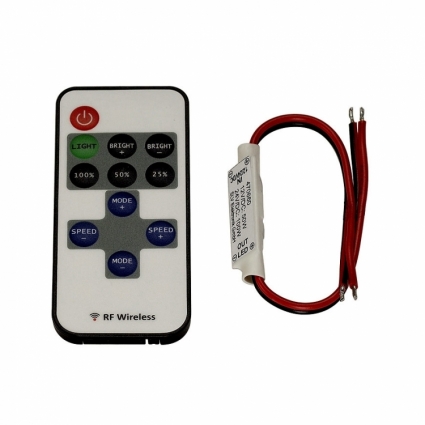 Контроллер для светодиодных лент SLV Easylim 1-канальный 12/24V 470660 цвет белый, мощность 100 Вт