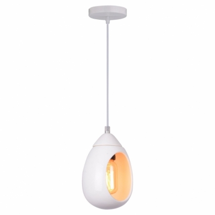 Подвесной светильник Lussole Loft LSP-8034 в стиле Хай-тек, цвет белый