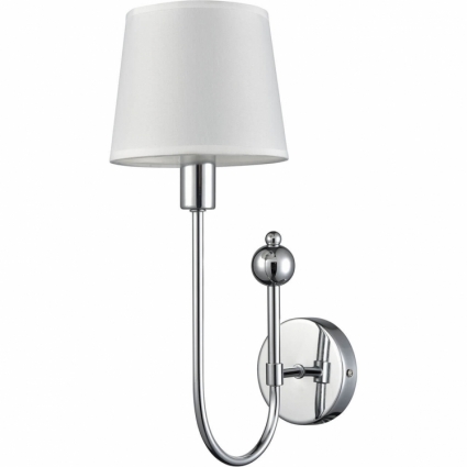 Бра Vele Luce Fabio VL1933W01 в стиле арт-деко, цвет белый, мощность 40 Вт