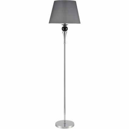 Торшер Vele Luce Percy VL1973F01 в стиле арт-деко, цвет серый, мощность 40 Вт