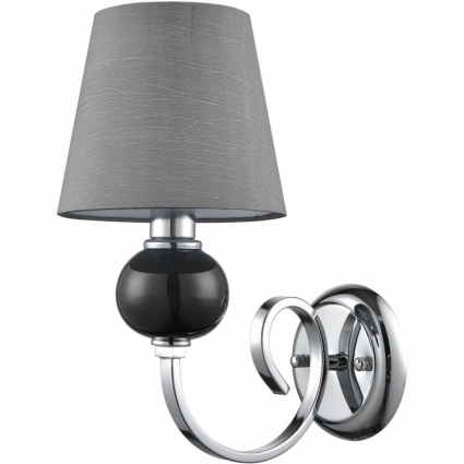 Бра Vele Luce Percy VL1973W01 в стиле арт-деко, цвет серый, мощность 40 Вт