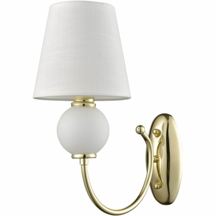 Бра Vele Luce Bella VL2014W01 в классическом стиле, цвет белый, мощность 40 Вт