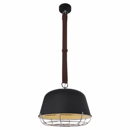 Подвесной светильник Lussole Loft LSP-8044 в стиле лофт, цвет черный