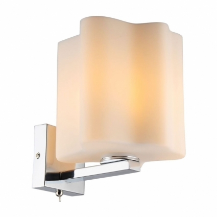 Бра Arte Lamp A3479AP-1CC в современном стиле, цвет белый, мощность 40 Вт