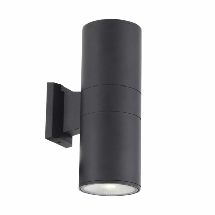 Уличный настенный светодиодный светильник ST Luce Tubo2 SL074.411.02 в современном стиле, цвет черный