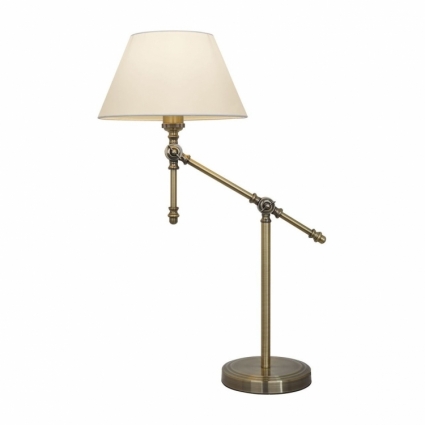 Настольная лампа Arte Lamp A5620LT-1AB в стиле ретро, цвет белый, мощность 60 Вт