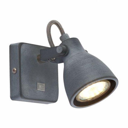 Спот Arte Lamp A9189AP-1GY в стиле лофт, цвет серый, мощность 50 Вт