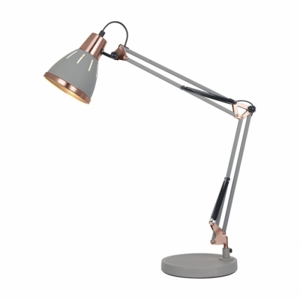 Настольная лампа Arte Lamp A2246LT-1GY в современном стиле, цвет серый, мощность 40 Вт