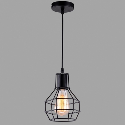 Подвесной светильник Arte Lamp A1109SP-1BK в стиле Хай-тек, цвет черный