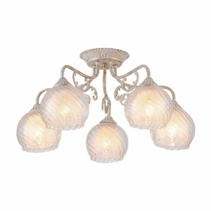 Потолочная люстра Arte Lamp A7062PL-5WG в классическом стиле, цвет золотой, мощность 300 Вт