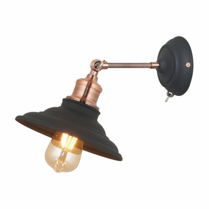 Спот Arte Lamp A5067AP-1BK в морском стиле, цвет черный, мощность 60 Вт