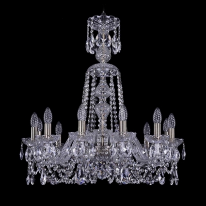 Подвесная люстра Bohemia Ivele 1402/12/240/XL-73/Pa в классическом стиле, цвет желтый