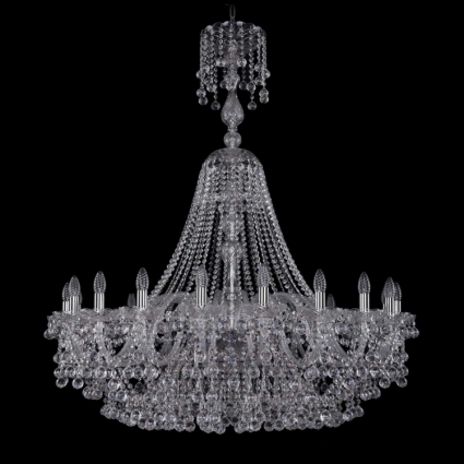 Подвесная люстра Bohemia Ivele 1409/20/400/XL-133/Ni в классическом стиле, цвет матовый никель