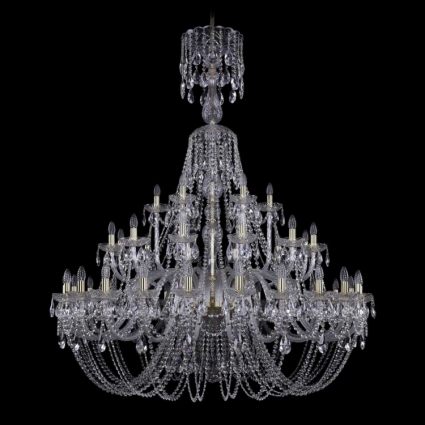 Подвесная люстра Bohemia Ivele 1406/24+12+6/530/XL-160/G в классическом стиле, цвет золотой