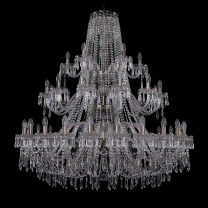 Подвесная люстра Bohemia Ivele 1403/24+12+6/460/3d/Pa в классическом стиле, цвет желтый