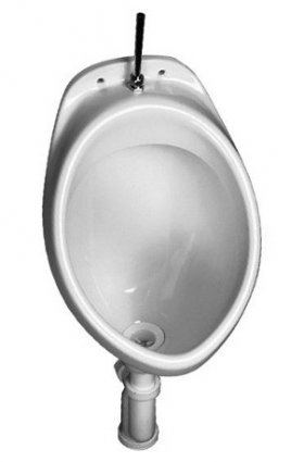 Писсуар Ideal Standard Ecco подвесной белый, внутренний подвод воды, 30x29x49 см