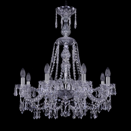 Подвесная люстра Bohemia Ivele 1403/8/240/XL-75/Ni в классическом стиле, цвет матовый никель