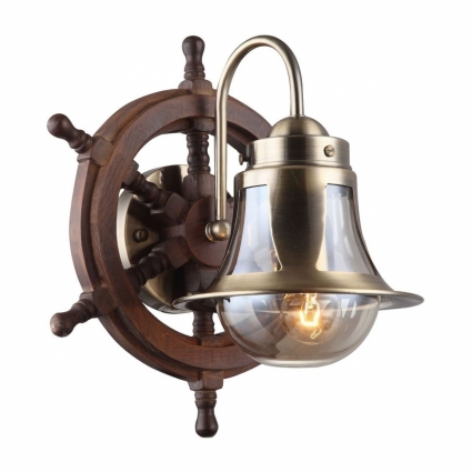 Бра Arte Lamp A7006AP-1AB в стиле кантри, мощность 60 Вт
