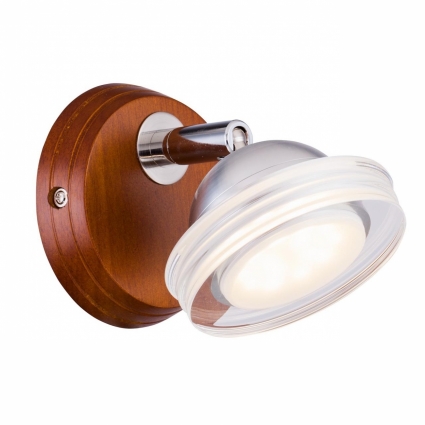 Светодиодный спот Lucia Tucci Natura W075.1 Led Venge в стиле кантри, цвет коричневый