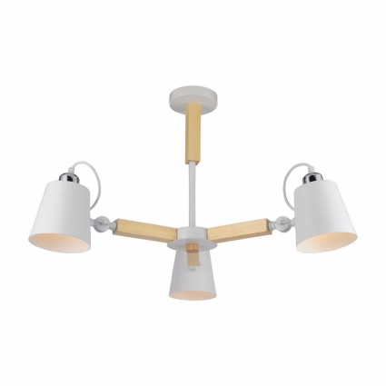 Потолочная люстра Arte Lamp A7141PL-3WH в современном стиле, цвет белый, мощность 120 Вт