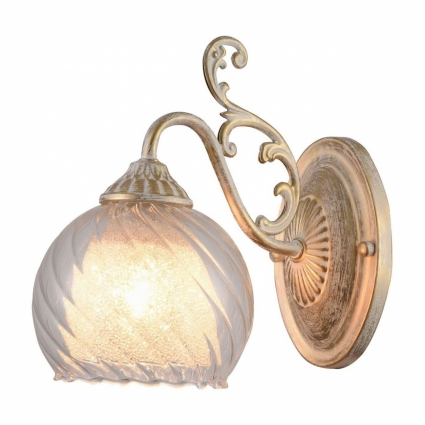 Бра Arte Lamp A7062AP-1WG в классическом стиле, цвет золотой, мощность 60 Вт