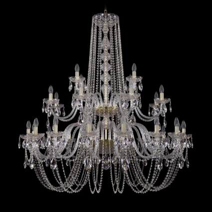 Подвесная люстра Bohemia Ivele 1402/16+8+4/460/2d/G в классическом стиле, цвет золотой