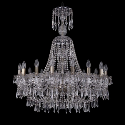 Подвесная люстра Bohemia Ivele 1403/16/300/XL-95/Pa в классическом стиле, цвет желтый