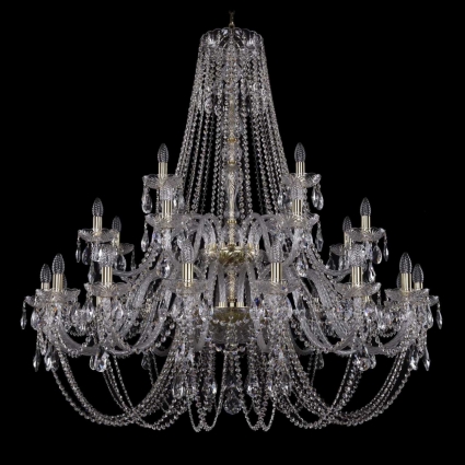Подвесная люстра Bohemia Ivele 1406/16+8+4/460/2d/G в классическом стиле, цвет золотой