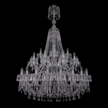 Подвесная люстра Bohemia Ivele 1403/20+10+5/400/XL-164/2d/Ni в классическом стиле, цвет матовый никель