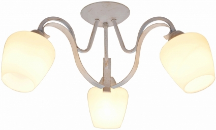 Потолочная люстра Toplight Abegail TL1133-3D в современном стиле, цвет белый