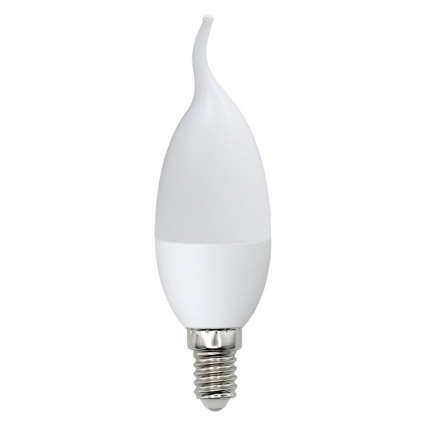 Volpe Лампа светодиодная (UL-00003808) E14 9W 4000K матовая LED-CW37-9W/NW/E14/FR/NR цвет белый