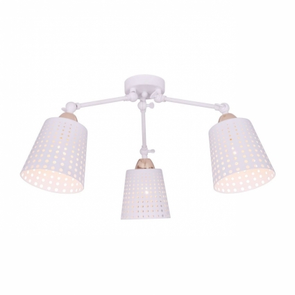 Потолочная люстра Toplight Kristiana TL1154-3D в стиле ретро, цвет белый