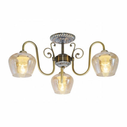 Потолочная люстра Toplight Sybilla TL1157-3D в стиле модерн, цвет бронза