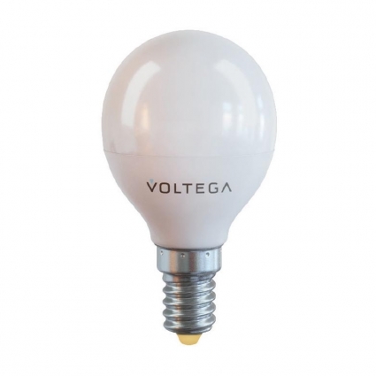 Voltega Лампа светодиодная E14 7W 2800К матовая VG2-G45E14warm7W 7054 цвет белый
