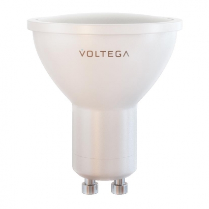 Voltega Лампа светодиодная GU10 7W 2800К матовая VG2-S2GU10warm7W 7056 цвет белый
