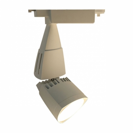Трековый светодиодный светильник Arte Lamp A3830PL-1WH в стиле Хай-тек, цвет белый