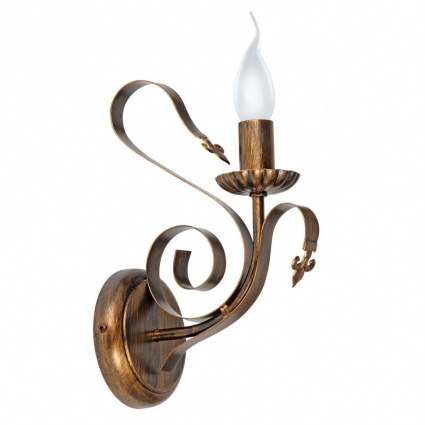 Бра Vitaluce V1350/1A в замковом стиле, цвет бронза, мощность 60 Вт