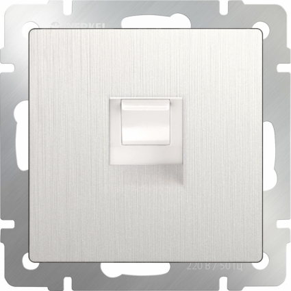 Werkel Розетка Ethernet RJ-45 перламутровый рифленый WL13-RJ-45 4690389124310 в современном стиле