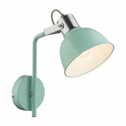 Спот Globo Roli 54641-1W в морском стиле, цвет зеленый, мощность 25 Вт