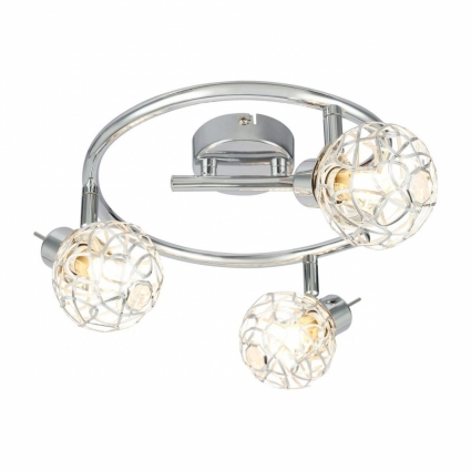 Спот Globo Bolt 56625-3L в стиле модерн, цвет хром, мощность 9 Вт