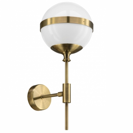 Бра Lightstar Globo 813611 в стиле арт-деко, цвет белый, мощность 40 Вт