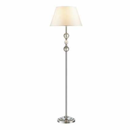 Торшер Odeon Light Raul 4190/1F в классическом стиле, цвет белый, мощность 40 Вт