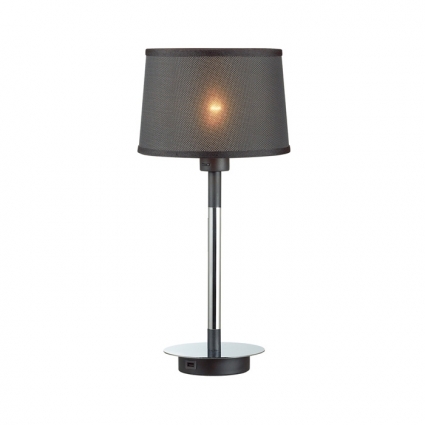Настольная лампа Odeon Light Loka 4159/1T в современном стиле, цвет черный