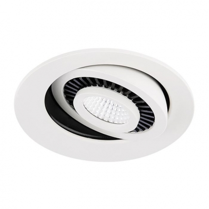 Встраиваемый светодиодный светильник Ambrella light Techno Led S505 W в современном стиле, цвет белый