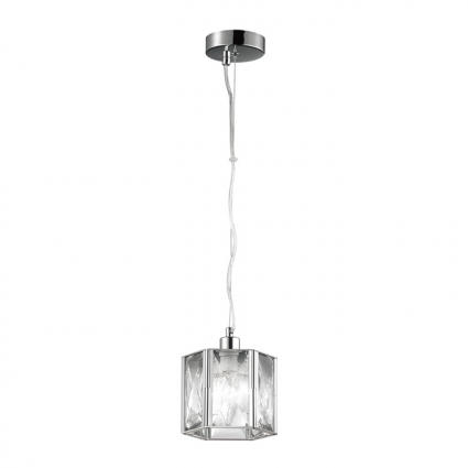 Подвесной светильник Odeon Light Brittani 4119/1 в стиле модерн, цвет хром