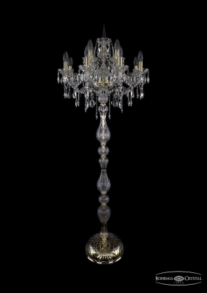 Торшер Bohemia Ivele 1415T1/8+4/200-165/G в классическом стиле, цвет золотой