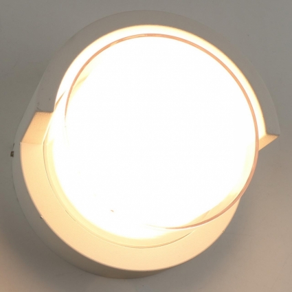 Уличный настенный светодиодный светильник Arte Lamp A8159AL-1WH в современном стиле, цвет белый