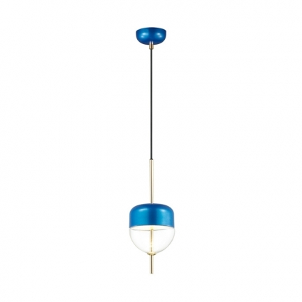 Подвесной светодиодный светильник Odeon Light Pamfa 4621/12L в стиле модерн, цвет синий