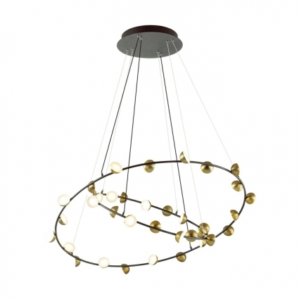 Подвесная светодиодная люстра Odeon Light Verica 4156/99L в стиле модерн, цвет бронза