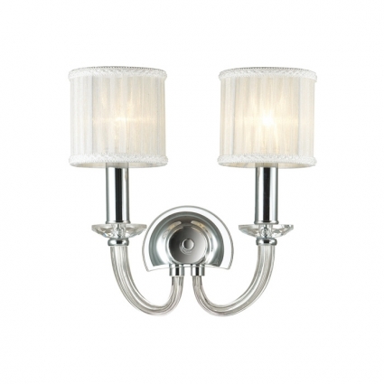 Бра Odeon Light Malle 4197/2W в стиле арт-деко, цвет белый, мощность 80 Вт